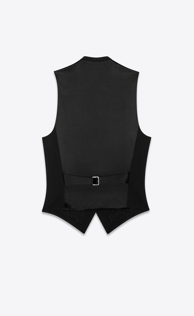 Saint Laurent gabardine vest